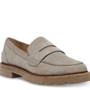 Anne Klein Everly Penny Loafer - Taupe Suede | Size 7.5